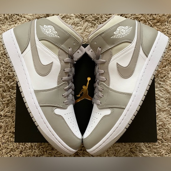 jordan one mid linen